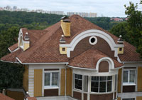 Фото крыши дома Katepal Katrilli цвет Дюна