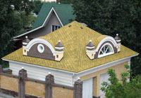 Фото крыши дома Катепал Катрилли цвет Золотой песок