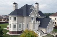 Фото крыши дома Katepal KL цвет серый